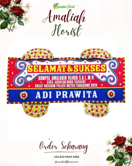 Papan Bunga Ucapan Selamat Ciptomulyo